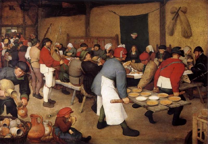 Pieter Bruegel Bauernbocbzeit oil painting picture